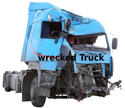 Wrecked Truck